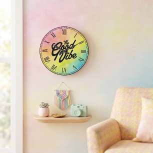 Reloj Redondo Grande La Buena Vibra
