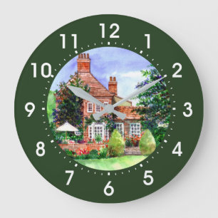 Reloj Redondo Grande La Casa Manor York Jardín Inglés