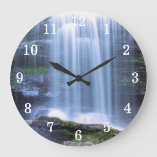 Reloj Redondo Grande La cascada forestal