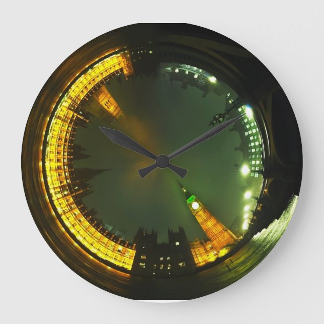 Reloj Redondo Grande la ciudad de londres big ben, punto de referencia  (Anverso)