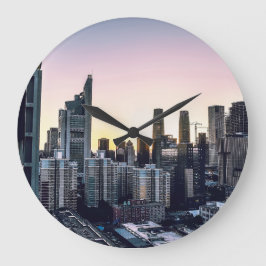 RELOJ REDONDO GRANDE LA CIUDAD EN CRECIMIENTO
