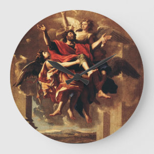 Reloj Redondo Grande La Conversión de San Pablo Arte Fino