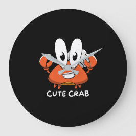 Reloj Redondo Grande La Cubata Crabtastica.