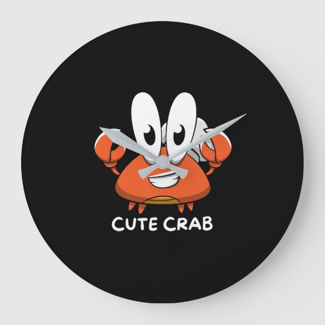 Reloj Redondo Grande La Cubata Crabtastica. (Anverso)