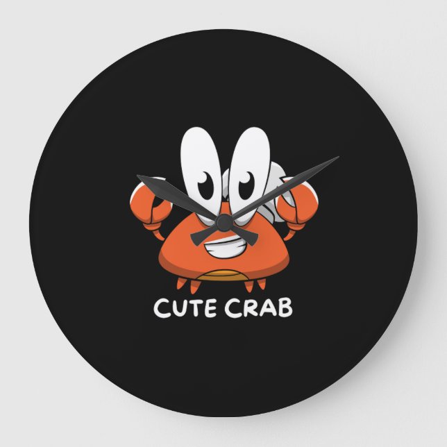Reloj Redondo Grande La Cubata Crabtastica. (Anverso)