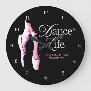 Reloj Redondo Grande La danza es vida