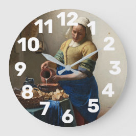 Reloj Redondo Grande La doncella