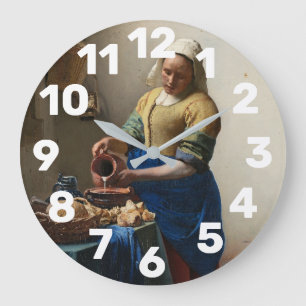 Reloj Redondo Grande La doncella