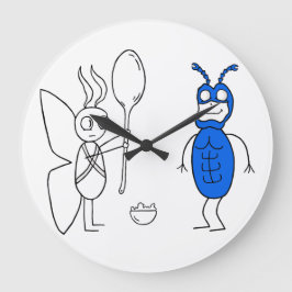 Reloj Redondo Grande La ESCUELA ES Demasiado grande