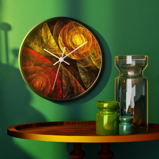 Reloj Redondo Grande La espiral de la vida Resumen de la Ronda del Arte