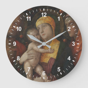 Reloj Redondo Grande La familia santa con Santa María Magdalena