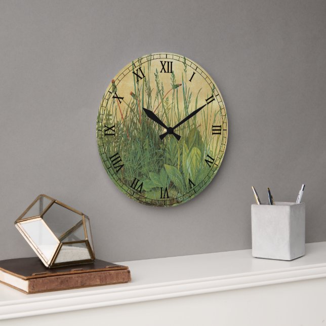 Reloj Redondo Grande La gran (gran) pieza de turf de Albrecht Durer (Oficina)