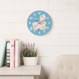 Reloj Redondo Grande La guardería de la llamada del bebé