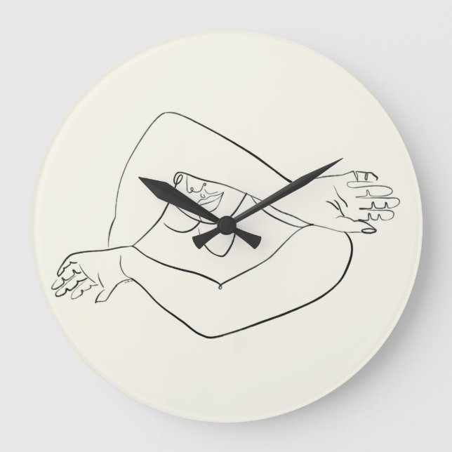 Reloj Redondo Grande La larga (Anverso)