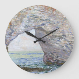 Reloj Redondo Grande La Manneporte cerca de Étretat por Claude Monet