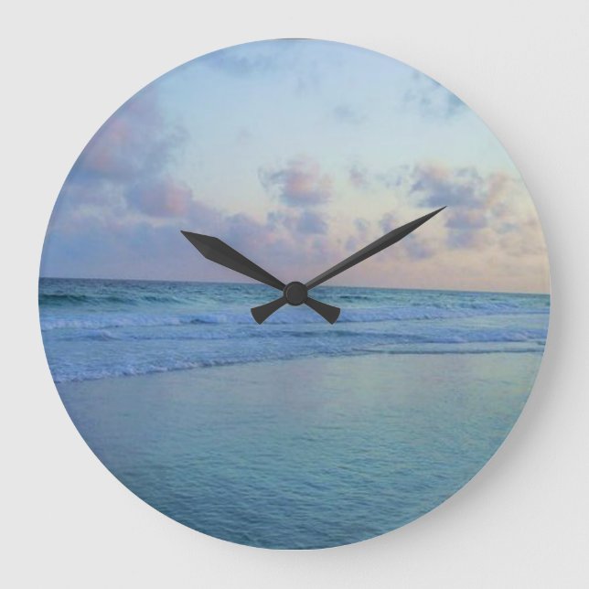 Reloj Redondo Grande La marea azul de Eric (Anverso)