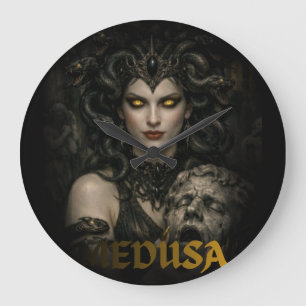 Reloj Redondo Grande La Mirada del Silencio Eterno