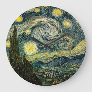 Reloj Redondo Grande La noche estrellada de Vincent van Gogh (1889)