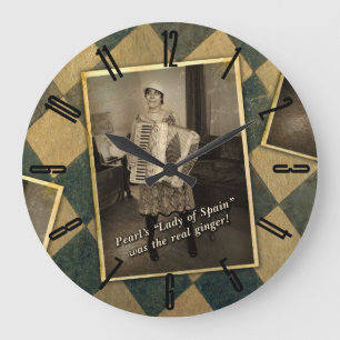 Reloj Redondo Grande La Perla es el verdadero jengibre