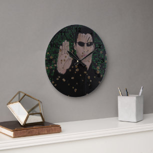 Reloj Redondo Grande La pintura de Alfred Fox