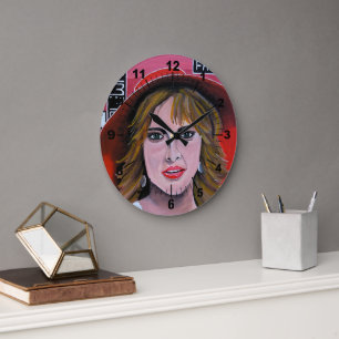 Reloj Redondo Grande La pintura del maniquí de Alfred Fox