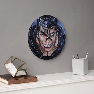 Reloj Redondo Grande La pintura del sufridor marcado por Alfred Fox