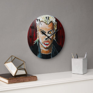 Reloj Redondo Grande La pintura del vampiro de Alfred Fox