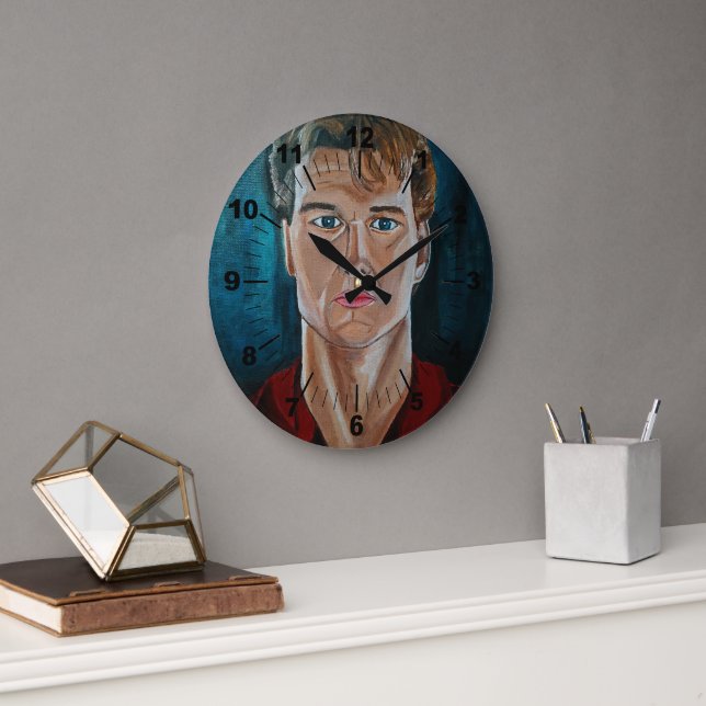 Reloj Redondo Grande La pintura fantasma de Alfred Fox (Oficina)