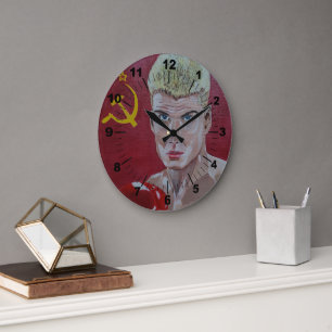 Reloj Redondo Grande La pintura rusa de Alfred Fox
