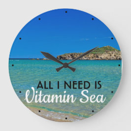 Reloj Redondo Grande La playa de arena blanca y aguas turquesas necesit