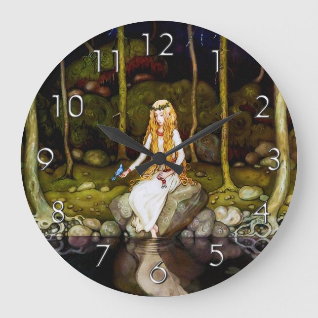 Reloj Redondo Grande La princesa en el bosque (Anverso)