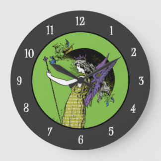 Reloj Redondo Grande La reina de las hadas