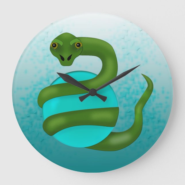 Reloj Redondo Grande La serpiente (Anverso)