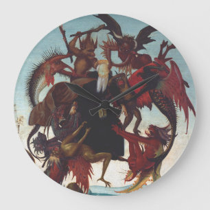 Reloj Redondo Grande La tentación de San Antonio por Michelangelo