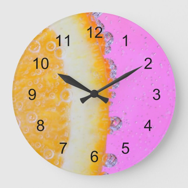 Reloj Redondo Grande La vida es dulce y amarga (Anverso)