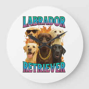 Reloj Redondo Grande Labrador Retriever