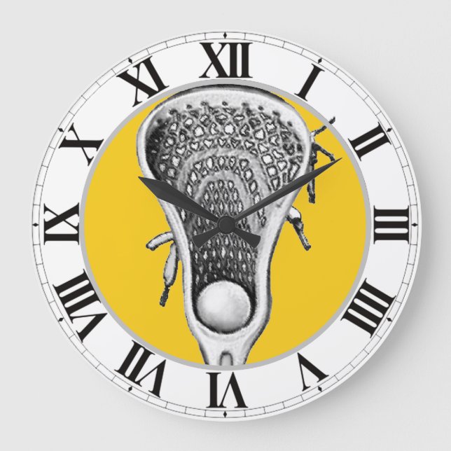 Reloj Redondo Grande Lacrosse Sports (Anverso)