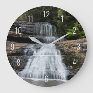 Reloj Redondo Grande Lady Barron cae de la cascada de Tasmania