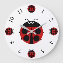 Reloj Redondo Grande Ladybug