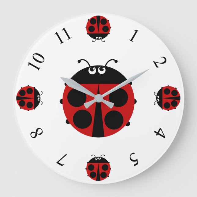 Reloj Redondo Grande Ladybug (Anverso)