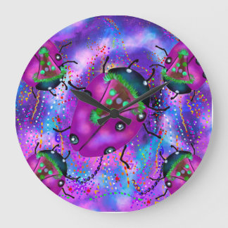 RELOJ REDONDO GRANDE LADYBUG ART