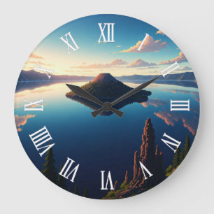 Reloj Redondo Grande Lago Crater Oregon