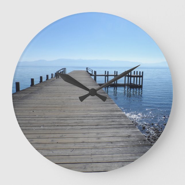 Reloj Redondo Grande Lago Tahoe, CA (Anverso)