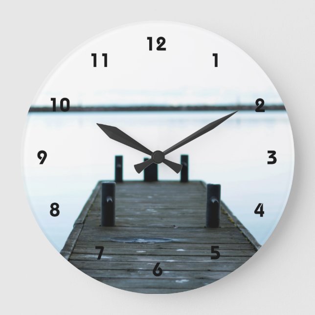 Reloj Redondo Grande lago y cubierta . Kingston, Ontario, Canadá (Anverso)
