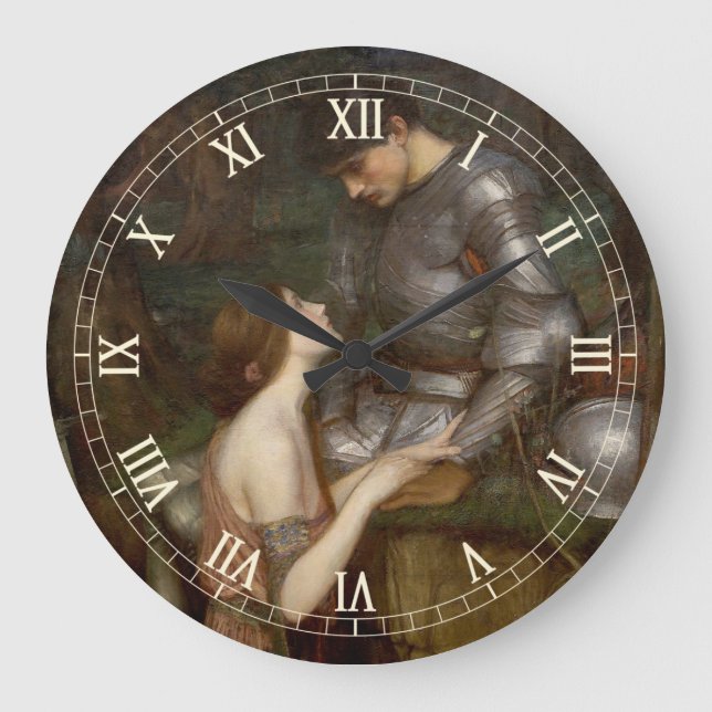 Reloj Redondo Grande Lamia y el soldado de John William Waterhouse (Anverso)