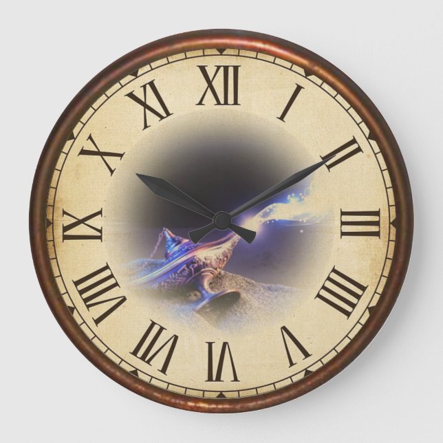 Reloj Redondo Grande Lámpara mágica (Anverso)