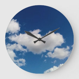 Reloj Redondo Grande Larga y suave nube