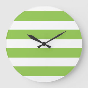 Reloj Redondo Grande Large Lime Green Wall Clock