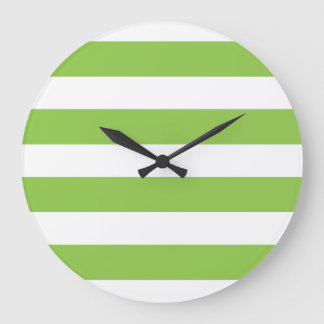 Reloj Redondo Grande Large Lime Green Wall Clock