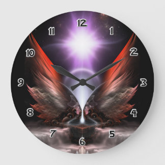 Reloj Redondo Grande Las Alas De Antropolis HC